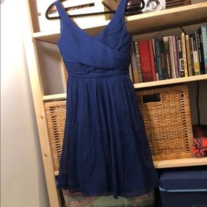 J crew navy blue braidsmaid/wedding dress